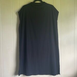 EILEEN FISHER organic cotton midi relaxed dress